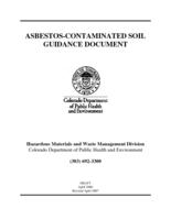 Asbestos-contaminated soil guidance document