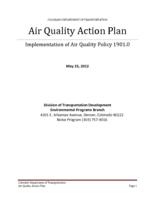 Air quality action plan : implementation of air quality policy 1901.0