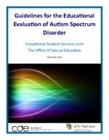 Guidelines for the educational evaluation of autism spectrum disorder