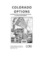 Colorado options : a handbook of post secondary educational services for students with disabilities