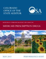 Medicaid prescription drugs : performance audit