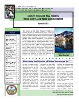 Guide to Colorado well permits, water rights, and water administration