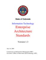 Information technology enterprise architecture standards