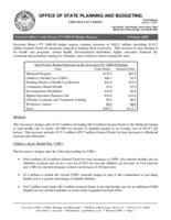 Governor Ritter's anti-poverty FY 2008-09 budget request