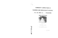 Community corrections in planning and management regions #9, #10, and #11 : programs and attitudes : a staff report to the Committee on Judiciary