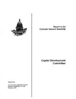 2009 Capital Development Committee : report to the Colorado General Assembly