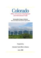 Renewable energy in Mexico : short and medium-term business opportunities