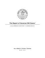 The report of Governor Bill Owens' Columbine Review Commission