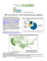 2013 year in review, state advanced energy legislation