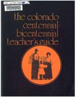 Colorado centennial-bicentennial teacher's guide