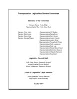 Transportation Legislation Review Committee