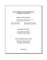 Early Childhood and School Readiness Legislative Commission