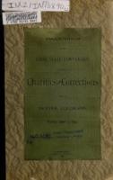 Proceedings of the First State Convention of Charities and Corrections : held at Denver, Colorado, Tuesday, June 17, 1890