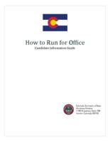 How to run for office : candidate information guide