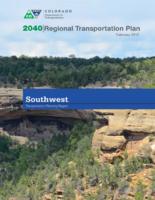 2040 regional transportation plan. Southwest Transportation Planning Region