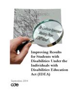 The Continuous improvement monitoring process, CMP manual : improving results for students with disabilities under the Individuals with Disabilities Education Act (IDEA)