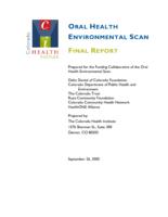Oral Health Environmental Scan final report
