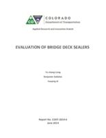 Evaluation of bridge deck sealers