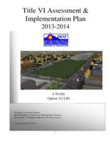 Title VI assessment & implementation plan 2013-2014