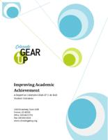 Improving academic achievement : a report on Coloado GEAR UP II at-risk student outcomes