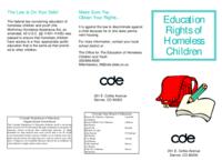 Education rights of homeless children