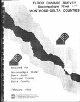 Flood damage survey Uncompahgre River Montrose-Delta Counties : prepared for Uncompahgre Water Users Assoc., Montrose County, Delta County