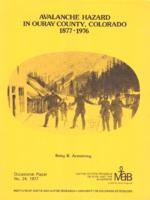 Avalanche hazard in Ouray County, Colorado, 1877-1976