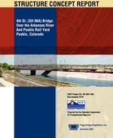 Structure concept report, 4th St (SH 96A) Bridge over the Arkansas River and Pueblo rail yard, Pueblo, Colorado. Cover