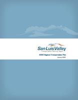 San Luis Valley transportation planning region, 2035 regional transportation plan