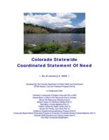 Colorado statewide coordinated statement of need