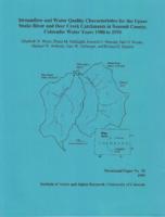 Streamflow and water quality characteristics for the upper Snake River and Deer Creek catchments in Summit County, Colorado : water years 1980 to 1990