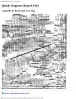 Warning response and risk behavior in the Oak Grove-Birmingham, Alabama, tornado of 8 April 1998. Appendix B: Track and Area Map