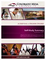 Self-study : report to the Higher Learning Commission of the North Central Association of Colleges and Schools. Self-Study Summary.