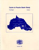 Cache la Poudre basin water and hydropower resources management study : final report. Volume 1.