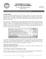 The path to fiscal sustainability : Governor Hickenlooper's FY 2011-2012 budget balancing plan. Department of Public Health and Environment