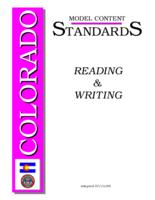 Colorado model content standards for reading and writing