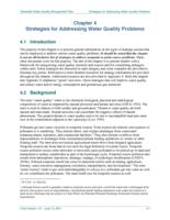 Statewide water quality management plan. Chapter 4 Strategies for Addressing Water Quality Problems