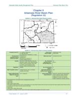 Statewide water quality management plan. Chapter 6 Arkansas River Basin Plan