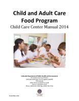 Child care center manual 2014