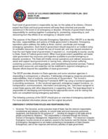 State of Colorado emergency operations plan. Executive Summary