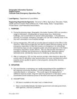 State of Colorado emergency operations plan. Geographic Information Systems