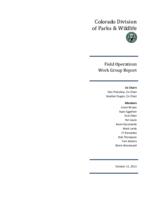 Field Operations Work Group report