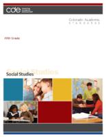 Colorado academic standards. Social studies. Fifth Grade