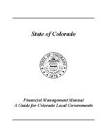 Financial management manual : a guide for Colorado local governments