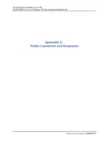 US 550 south connection to US 160. Appendix A, Public Comments and Responses