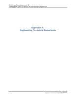 US 550 south connection to US 160. Appendix F, Engineering Technical Memoranda