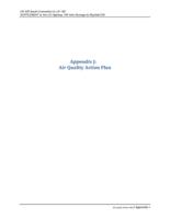 US 550 south connection to US 160. Appendix J: Air Quality Action Plan