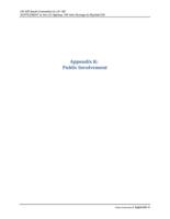 US 550 south connection to US 160. Appendix K: Public Involvement