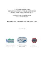 Guidelines for dam breach analysis