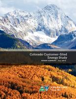 Colorado customer-sited energy study : report summary